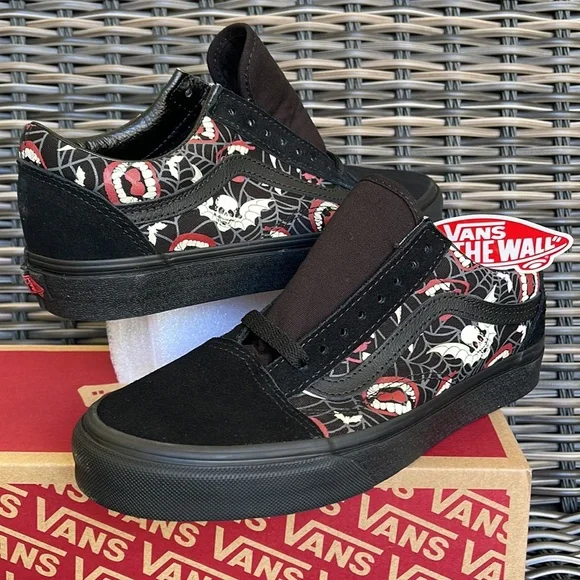 Vans Old Skool Glow Frights Black/Black MENS - Picture 9 of 16